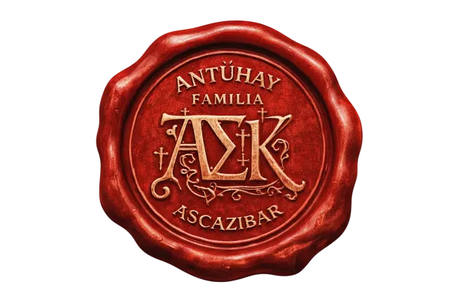 Sello de cera de la familia Ascazíbar